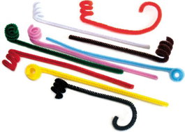 Varitas Flexibles Fixo Kids 30 Cm.X6 Mm. Negro Pack De 50