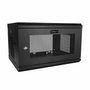 StarTech.com RK616WALM Armario Rack de Pared 6U Cerrado para Servidor y Red - Negro - Acero - Prof. 38cm - Capacidad 90kg