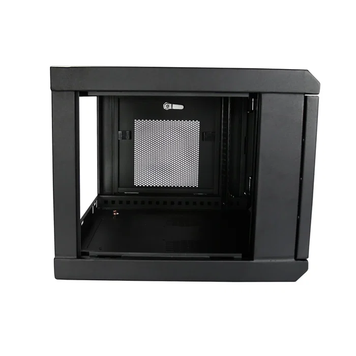 StarTech.com RK616WALM Armario Rack de Pared 6U Cerrado para Servidor y Red - Negro - Acero - Prof. 38cm - Capacidad 90kg
