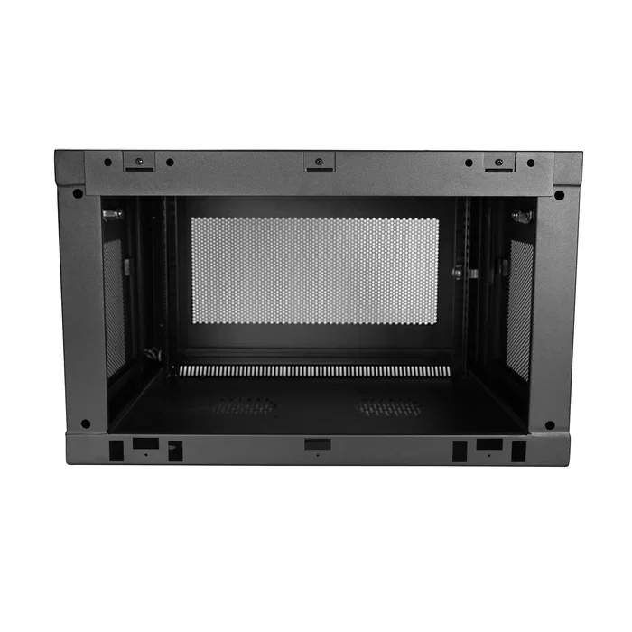 StarTech.com RK616WALM Armario Rack de Pared 6U Cerrado para Servidor y Red - Negro - Acero - Prof. 38cm - Capacidad 90kg