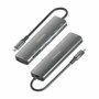 Aisens USB-C Dock 7 en 1 ASUC-7P026-GR con HDMI 4K y PD 100W, Gris