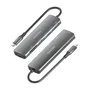 Aisens USB-C Dock 7 en 1 Gris ASUC-7P026-GR con HDMI 4K y PD 100W
