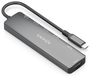 Aisens USB-C Dock 7 en 1 ASUC-7P026-GR con HDMI 4K y PD 100W, Gris
