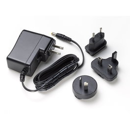 TASCAM PS-P1220E Adaptador AC 12V 2A con Conectores Intercambiables para Procesadores Dante, SD-20M, DP-32SD y más