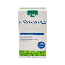 Trepatdiet-Esi Collagenix 120Comp. - Colágeno Marino Hidrolizado Tipo I y III - 120 Comprimidos - Suplemento para el Mantenimiento de la Piel