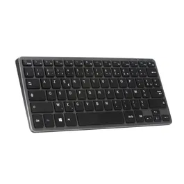 Bluestork Teclado TKL Bluetooth + 2.4Ghz PC - Gris y Negro BLU3760162067750