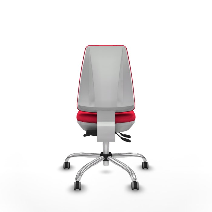 PIQUERAS Y CRESPO Silla de oficina Elche con mecanismo Asincro, color Rojo