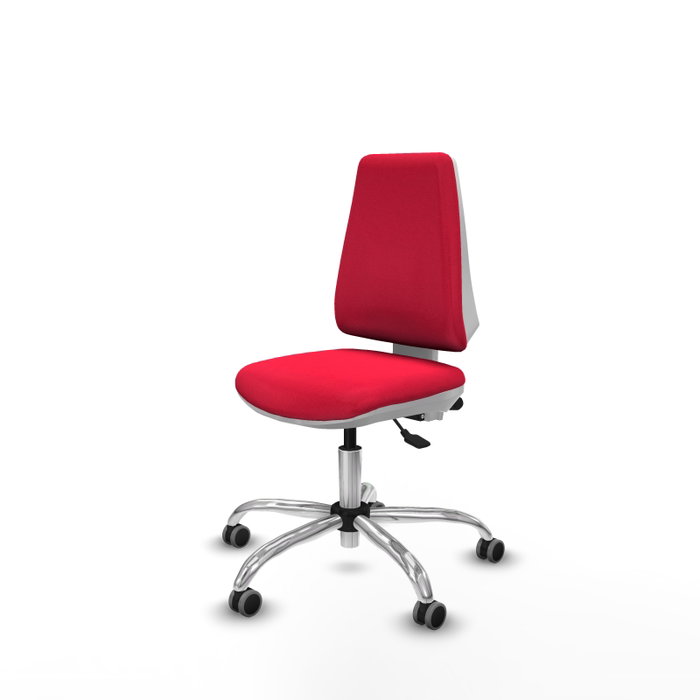 PIQUERAS Y CRESPO Silla de oficina Elche con mecanismo Asincro, color Rojo