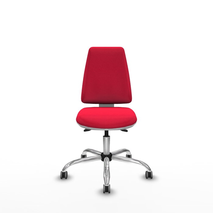 PIQUERAS Y CRESPO Silla de oficina Elche con mecanismo Asincro, color Rojo