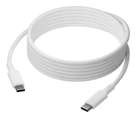 dbramante1928 Cable USB-C a USB-C de 3 m, 100 W, Blanco