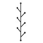 Hanah Home Gancho de Pared Metal Negro Moderno Industrial Multifuncional 94cm