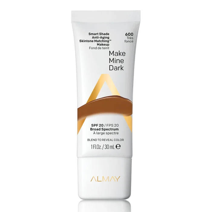 Almay Smart Shade Tone-matching Base líquida 600 Make Mine Dark 20 SPF
