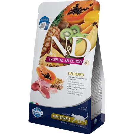 Farmina N&D Cat Tropical Selection Cordero Neutered 1,5kg Farmina N&D Cat Tropical Selection Cordero Neutered 1,5kg