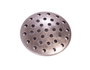 Innspiro Base de anillo metálico para coser con agujeros plateado envejecido 20mm
