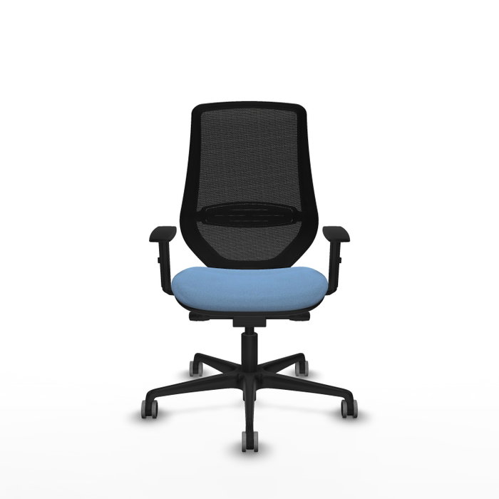PIQUERAS Y CRESPO Silla de oficina Mardos Azul cielo y Negro