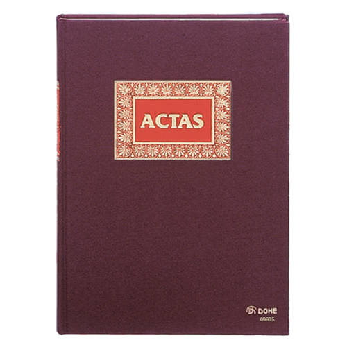 Dohe Libro de Actas Folio Natural 100 Hojas Numeradas Dohe Libro de Actas Folio Natural 100 Hojas Numeradas