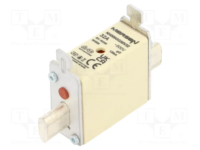 Mersen 1B643.000000 Fusible NH000 gG 32A 500V Mersen 1B643.000000 Fusible NH000 gG 32A 500V