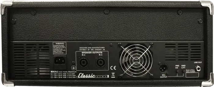 EBS Classic 500 Amplificador de Bajo Cabezal - 500W