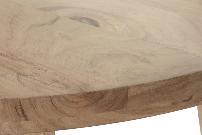 DKD Home Decor Mesa Redonda de Comedor Acacia 115x115x76 DKD Home Decor Mesa Redonda de Comedor Acacia 115x115x76