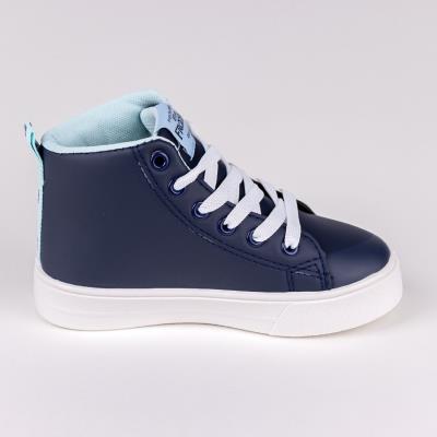 Deportiva Suela Pvc Bota Frozen Azul 25