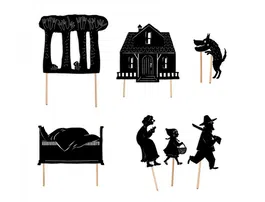 Mideer Juego de títeres de sombra Caperucita Roja Juegos didácticos