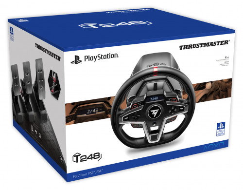 Thrustmaster T248 Volante + Pedales Negro