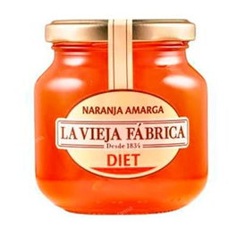 La Vieja Fábrica Mermelada de Naranja Amarga Diet con Fructosa 290g - Sin Conservantes ni Colorantes