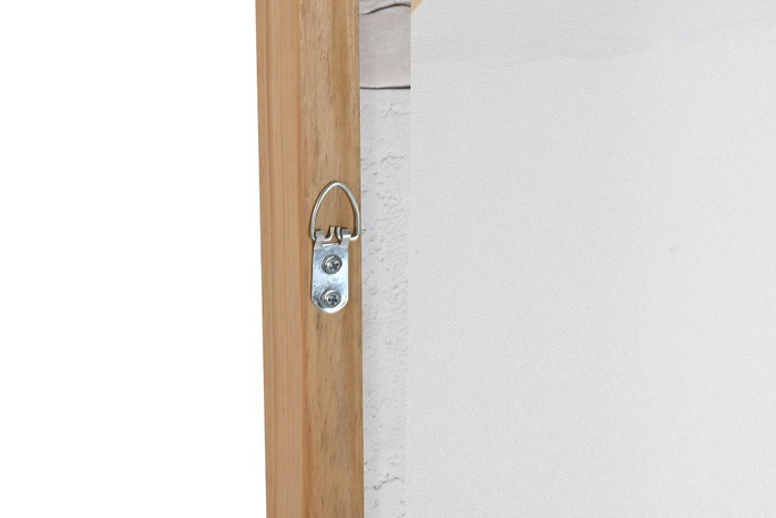 DKD Home Decor Cuadro Abstracto de Madera y Lienzo, Pack de 2 piezas, 122,6x122,6 cm