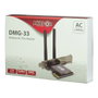 Inter-Tech Adaptador Wi-Fi 5 PCIe DMG-33 1300Mbps 3dBi Antena