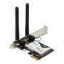 Inter-Tech Adaptador Wi-Fi 5 PCIe DMG-33 1300Mbps 3dBi Antena