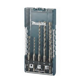 Makita E-15718 Juego de 5 brocas SDS-Plus para hormigón con punta de carburo