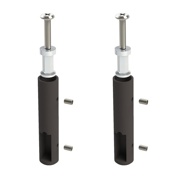 HERRAJES ALK Soporte Tubo Techo Lateral 30-12 Mocca Optima HERRAJES ALK Soporte Tubo Techo Lateral 30-12 Mocca Optima