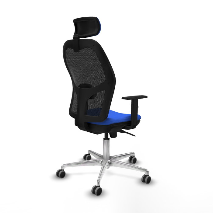 PIQUERAS Y CRESPO Silla de oficina Jorquera Azul y Negra