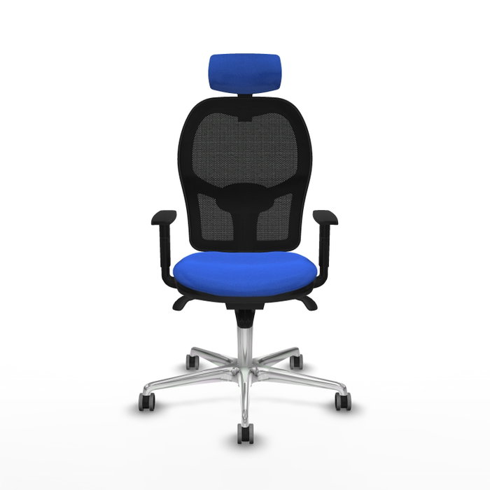 PIQUERAS Y CRESPO Silla de oficina Jorquera Azul y Negra
