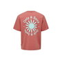 Camiseta de Manga Corta Hombre Only & Sons Onskasen Rlx Salmón