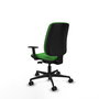 PIQUERAS Y CRESPO Silla de oficina Alares Verde con Mecanismo Sincro/Traslack y Brazos 1D