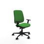 PIQUERAS Y CRESPO Silla de oficina Alares Verde con Mecanismo Sincro/Traslack y Brazos 1D