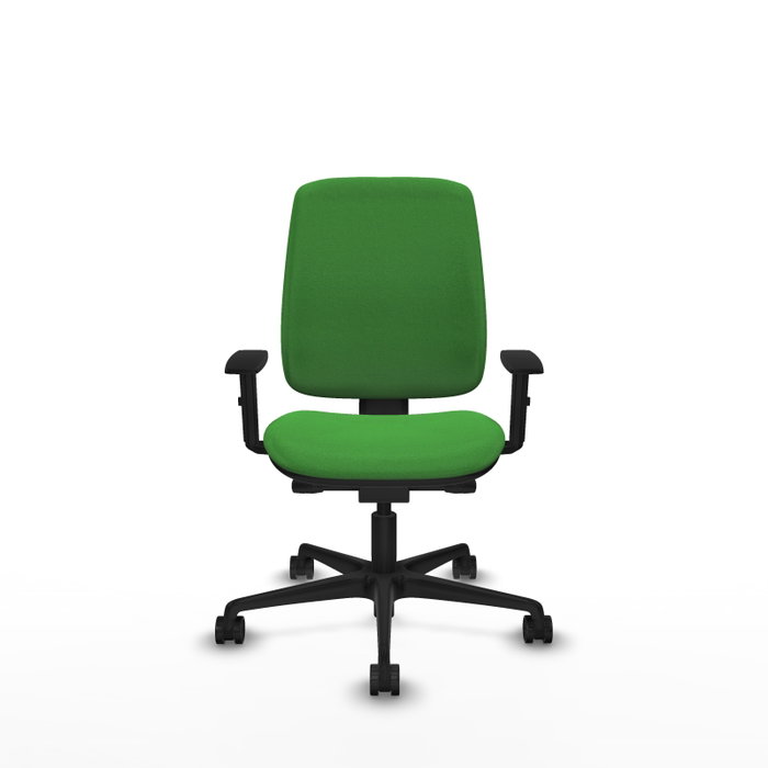 PIQUERAS Y CRESPO Silla de oficina Alares Verde con Mecanismo Sincro/Traslack y Brazos 1D