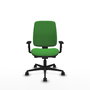 PIQUERAS Y CRESPO Silla de oficina Alares Verde con Mecanismo Sincro/Traslack y Brazos 1D