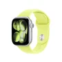 Apple MFGD4ZM/A Correa para Apple Watch - Grupo de Rock, Fluoroelastómero, Amarillo, Talla M/L, Compatible con Series Hermès, 38mm/40mm/41mm/42mm