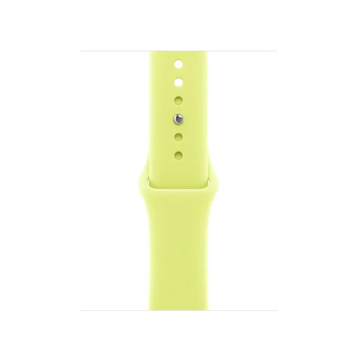 Apple MFGD4ZM/A Correa para Apple Watch - Grupo de Rock, Fluoroelastómero, Amarillo, Talla M/L, Compatible con Series Hermès, 38mm/40mm/41mm/42mm