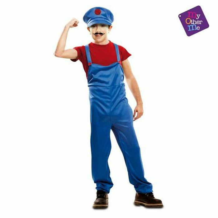 My Other Me Disfraz Red Super Plumber Talla 5-6 Y My Other Me Disfraz Red Super Plumber Talla 5-6 Y