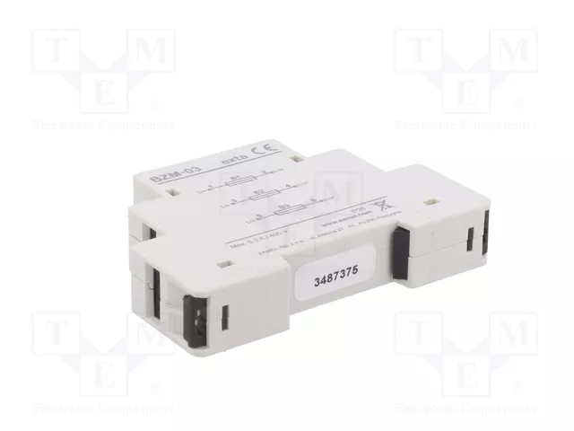 ZAMEL BZM-03 Módulo de Protección de 3 Polos 6,3A ZAMEL BZM-03 Módulo de Protección de 3 Polos 6,3A