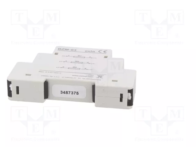 ZAMEL BZM-03 Módulo de Protección de 3 Polos 6,3A ZAMEL BZM-03 Módulo de Protección de 3 Polos 6,3A