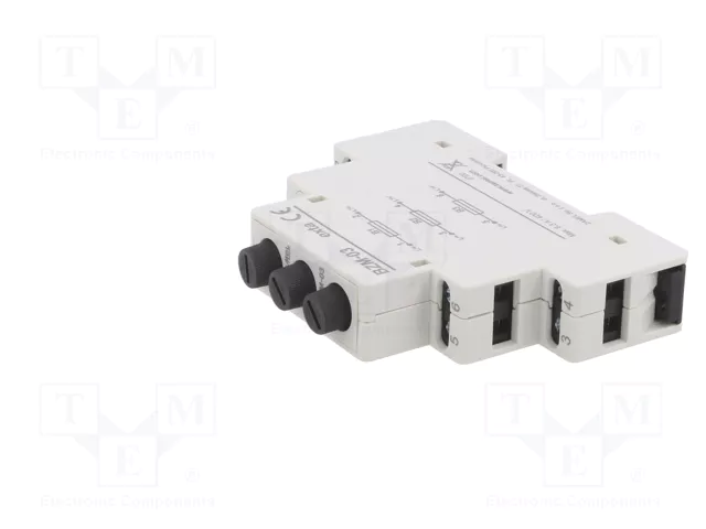 ZAMEL BZM-03 Módulo de Protección de 3 Polos 6,3A ZAMEL BZM-03 Módulo de Protección de 3 Polos 6,3A