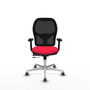 PIQUERAS Y CRESPO Silla de oficina Jorquera con mecanismo Sincro/Traslack Rojo/Negro