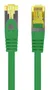Lanberg Cable de Red Ethernet Cat.6a 0.5m FTP LSZH Cobre - Verde para Red LAN, RJ-45/RJ-45