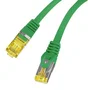 Lanberg Cable de Red Ethernet Cat.6a 0.5m FTP LSZH Cobre - Verde para Red LAN, RJ-45/RJ-45
