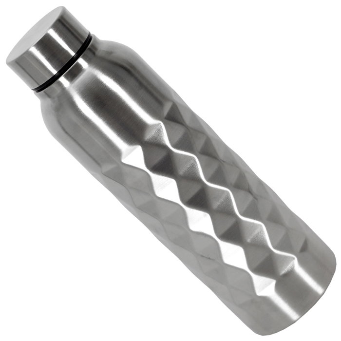 Cook Concept Botella Acero Inoxidable 0.8 L con Relieve Reutilizable