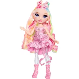 MGA Muñeca Rainbow High Bella Color Rosa 22 cm Slime Transparente y Brillo